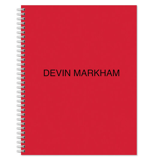 Markham Spiral Notebook